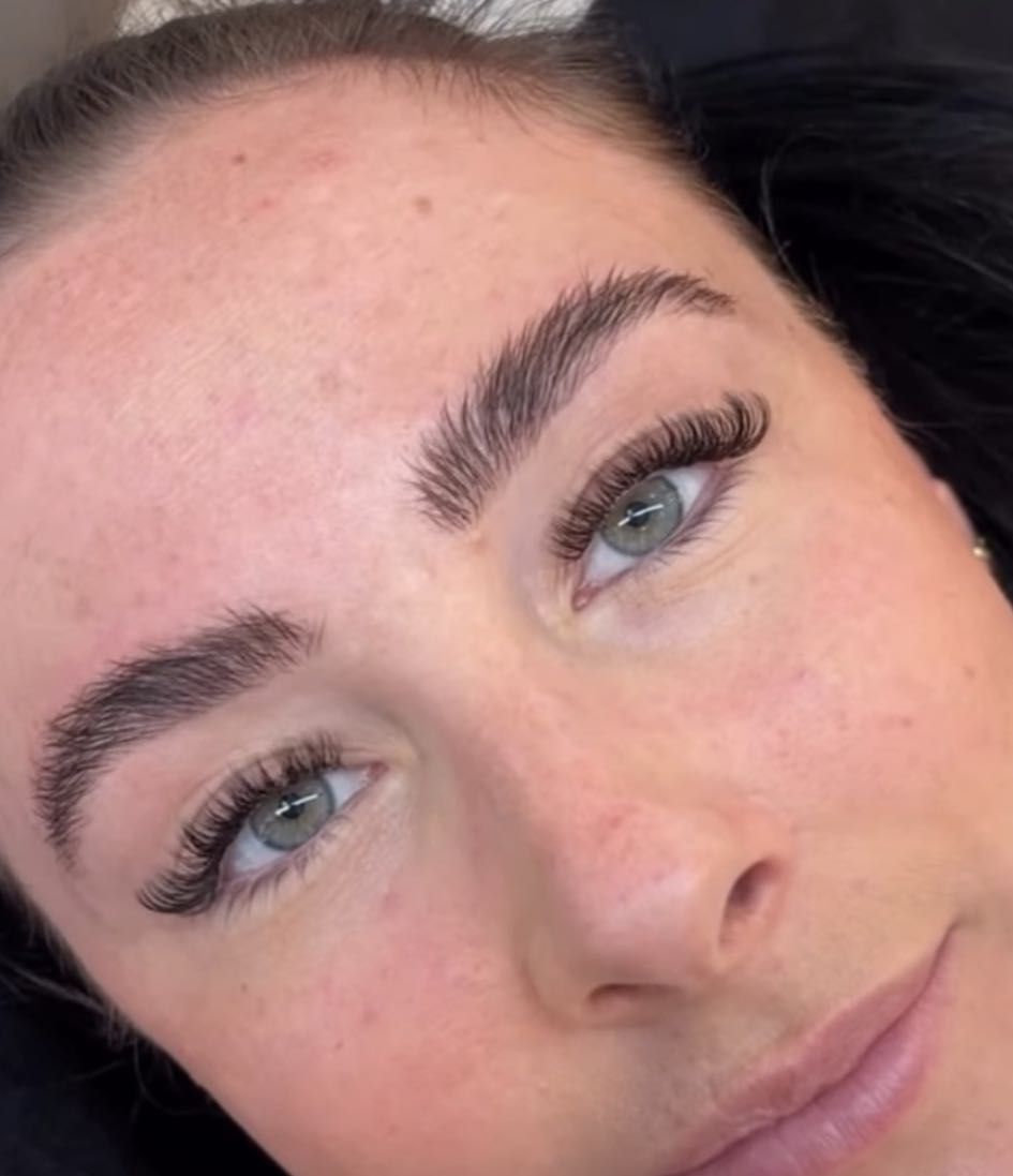 Lash extensions and shaped brows from the OKO Beauty portfolio